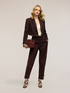 Polyviscose trousers with straps image number 0