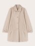 Cotton satin coat image number 4