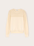 Viscose blend sweater with openwork details image number 4