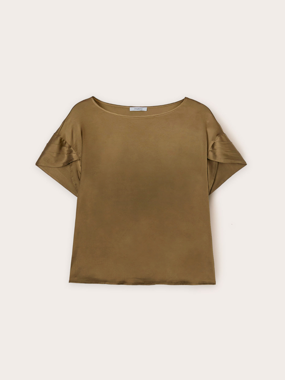 Chemisier avec manches à pétales