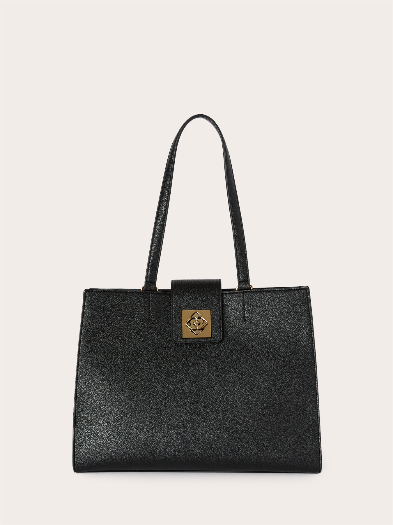 Bolso tote de tejido recubierto image number 1