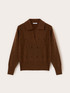 Perforated polo neck sweater image number 4