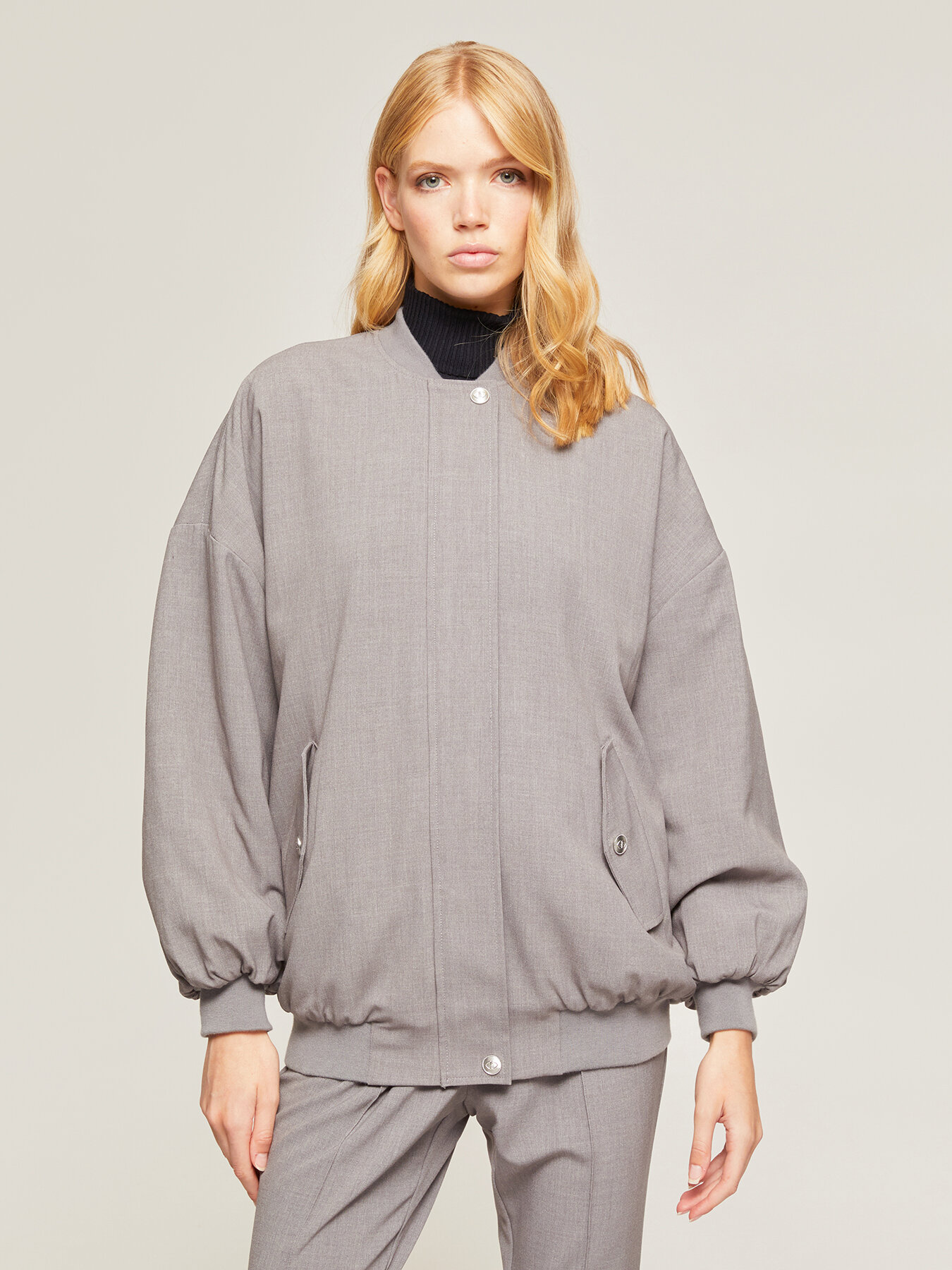 Lightweight padded bomber jacket image number 0