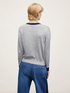 Pullover with contrasting wool trims image number 1