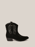 Embroidered cowboy ankle boots image number 0