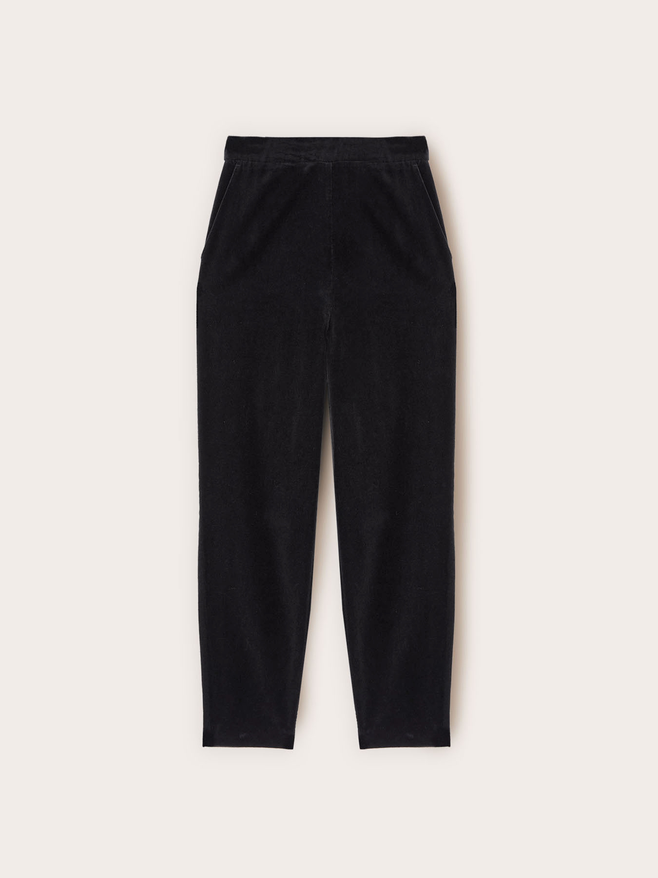 Pantalones de terciopelo liso image number 3