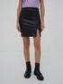 Short faux leather skirt image number 2