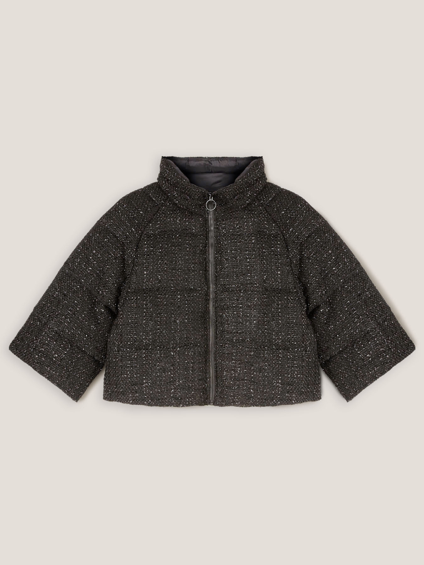 Capa acolchada en tweed de l&uacute;rex image number 4