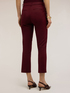 Regular fit cotton viscose blend trousers image number 1