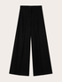 Palazzo pants in cady with satin inserts image number 4