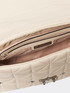 Quilted effect faux leather shoulder bag image number 4
