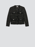 Tweed jacket with chequered pattern image number 3