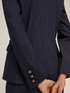 Blazer monopetto in denim image number 2