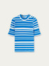 Striped rib knit T-shirt image number 3
