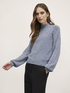 Pullover mit aufgestickten Steinen image number 0