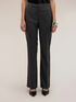The Tailoring Lab pinstriped flared trousers image number 1