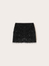 Tulle mini skirt with sequins image number 4