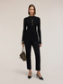 Regular fit trousers in milano stitch image number 0