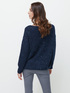 Oversized sweater with sequins image number 1