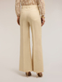 Flare trousers in linen blend image number 1