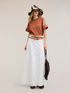 Jupe longue en broderie anglaise image number 3