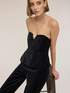 Top-Bustier aus Samt mit Herzausschnitt image number 3