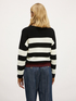 Jacquard striped sweater image number 1