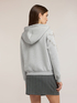 Closed hoodie with rhinestone embellishments image number 1