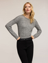Rundhals-Pullover aus Mohair mit Nieten image number 0