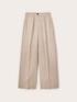 Linen palazzo pants image number 4