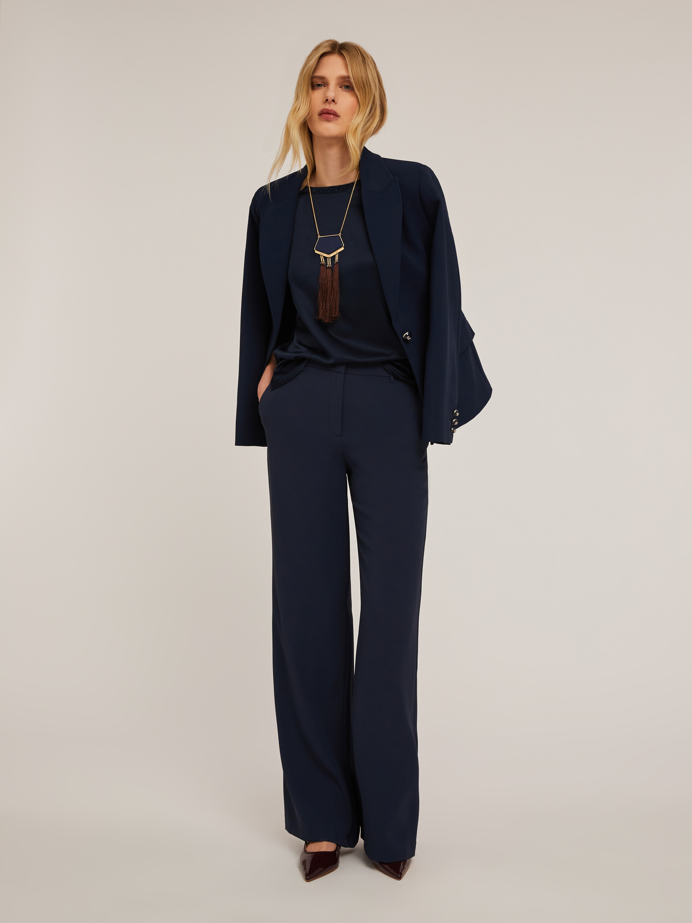 T-shirt basic bimaterica image number 2