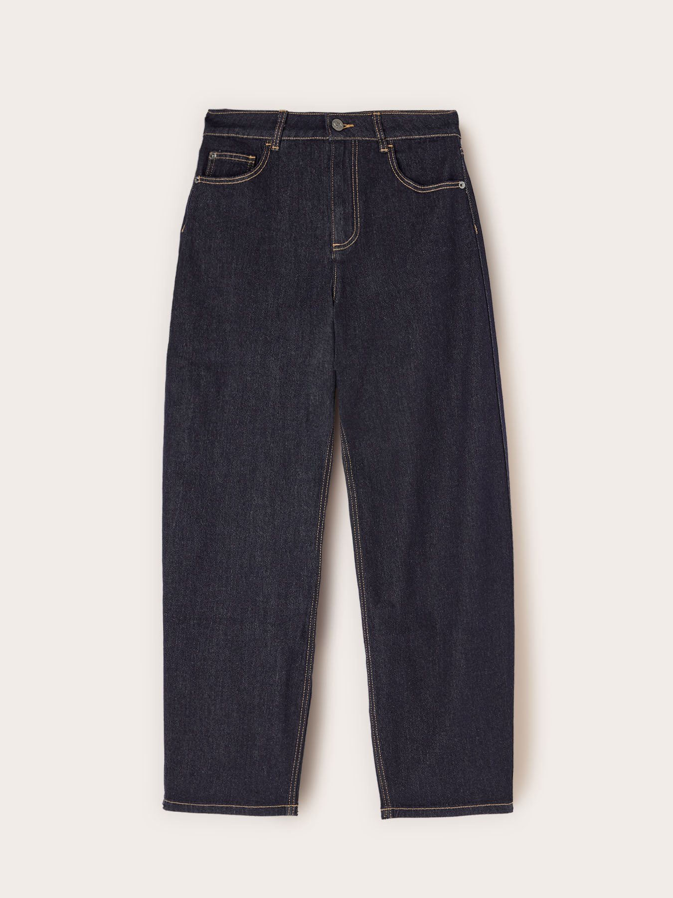 Jeans barrel fit lavado rinse image number 4