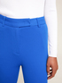 Regular colour block trousers image number 2