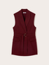 Double-breasted belted vest image number 4