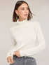 Cashmere turtleneck with ajour&eacute; detail image number 3