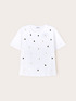 T-shirt con maxi paillettes ricamate image number 4
