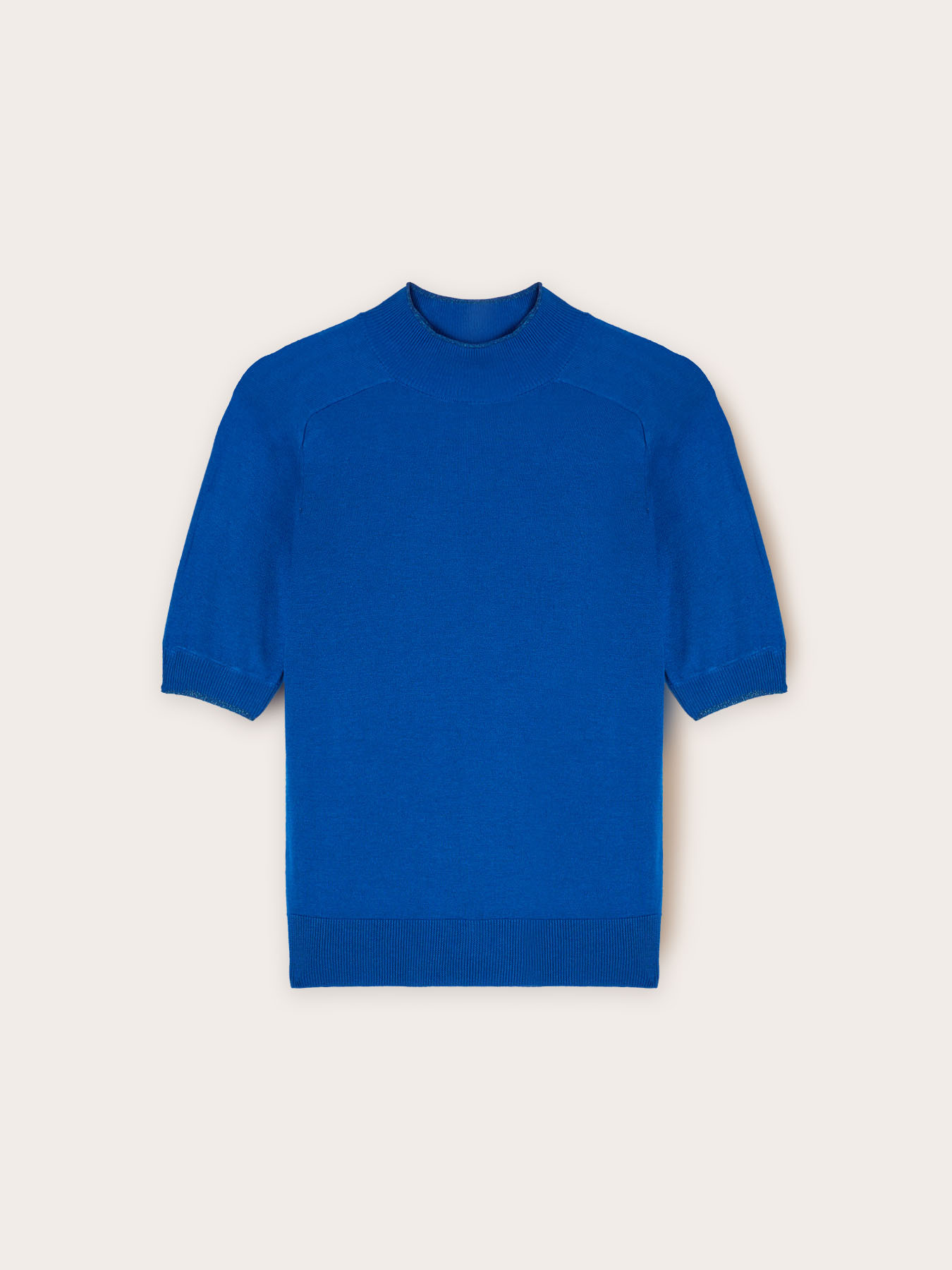 Maglia a lupetto misto seta image number 4