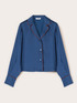Kurzes Hemd aus Satin mit kontrastierenden Einfassungen image number 4