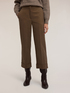 Cropped gabardine trousers image number 2