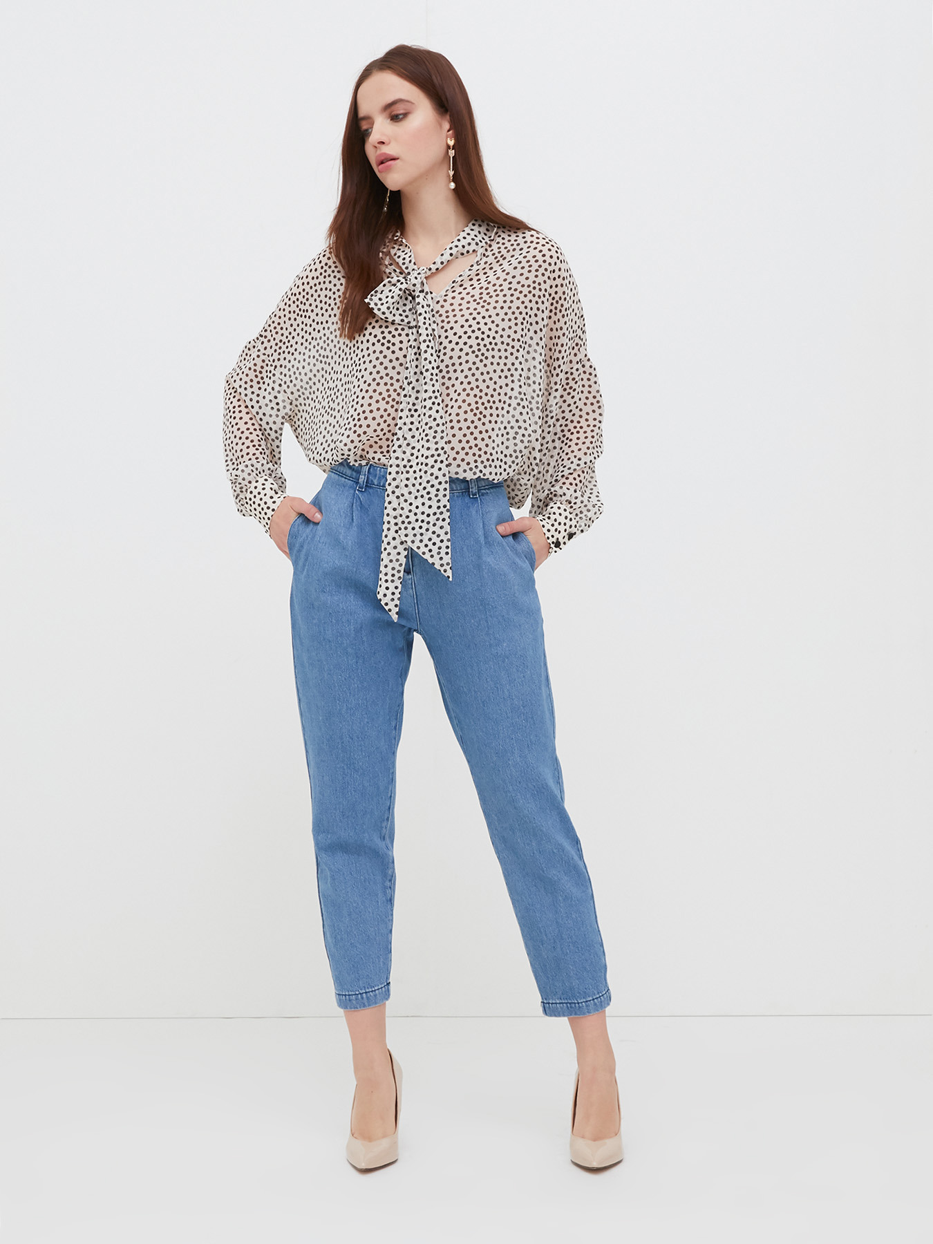 Jeans chino blu chiaro image number 0