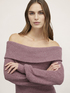 Wool blend off-shoulder sweater image number 2