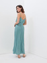 Vestito lungo in raso image number 2