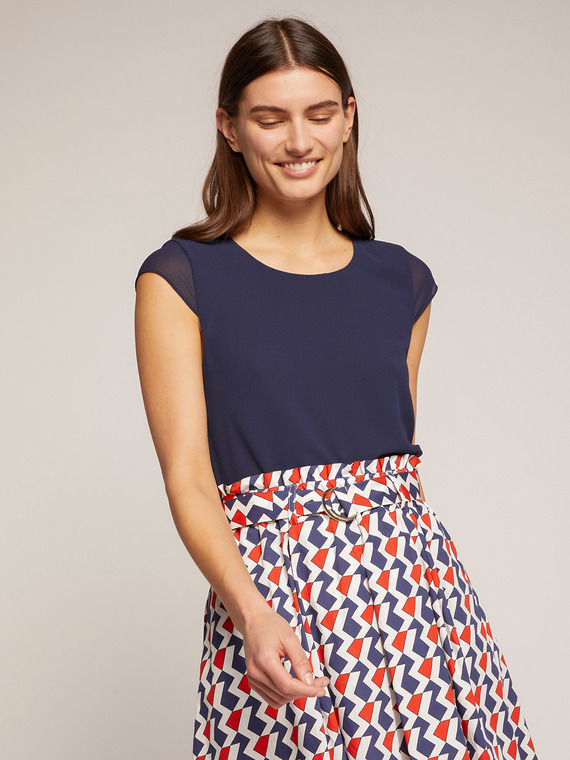 Motivi Blusa fluida tinta unita Donna