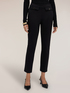 Regular fit trousers in milano stitch image number 0