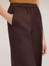 Pantalones cropped de mezcla de lino image number 2
