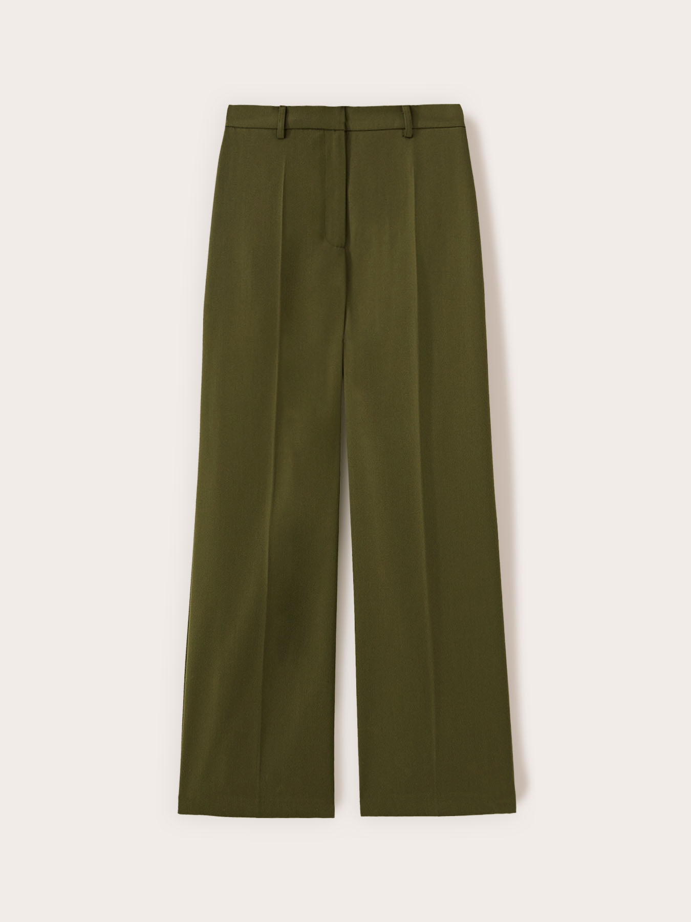 Pantalon palazzo en polyester viscose image number 4