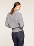 Oversized sweater with back cut-out feature image number 1