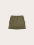 High-waisted cotton shorts image number 4
