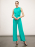 Long jumpsuit with draping image number 3