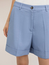 Shorts in misto lino con risvolto image number 3